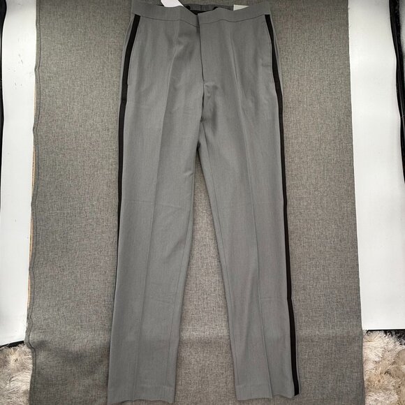New Mens ALFATECH ALFANI Suit Pants Gray Black Stripe 32W 34L Slim Fit $135 - Picture 5 of 16